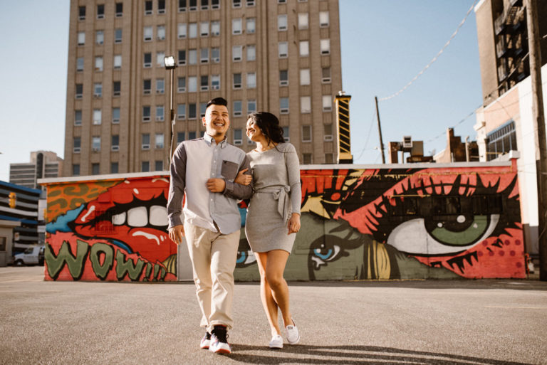 Linda and Carlo | Downtown Windsor Engagement Session