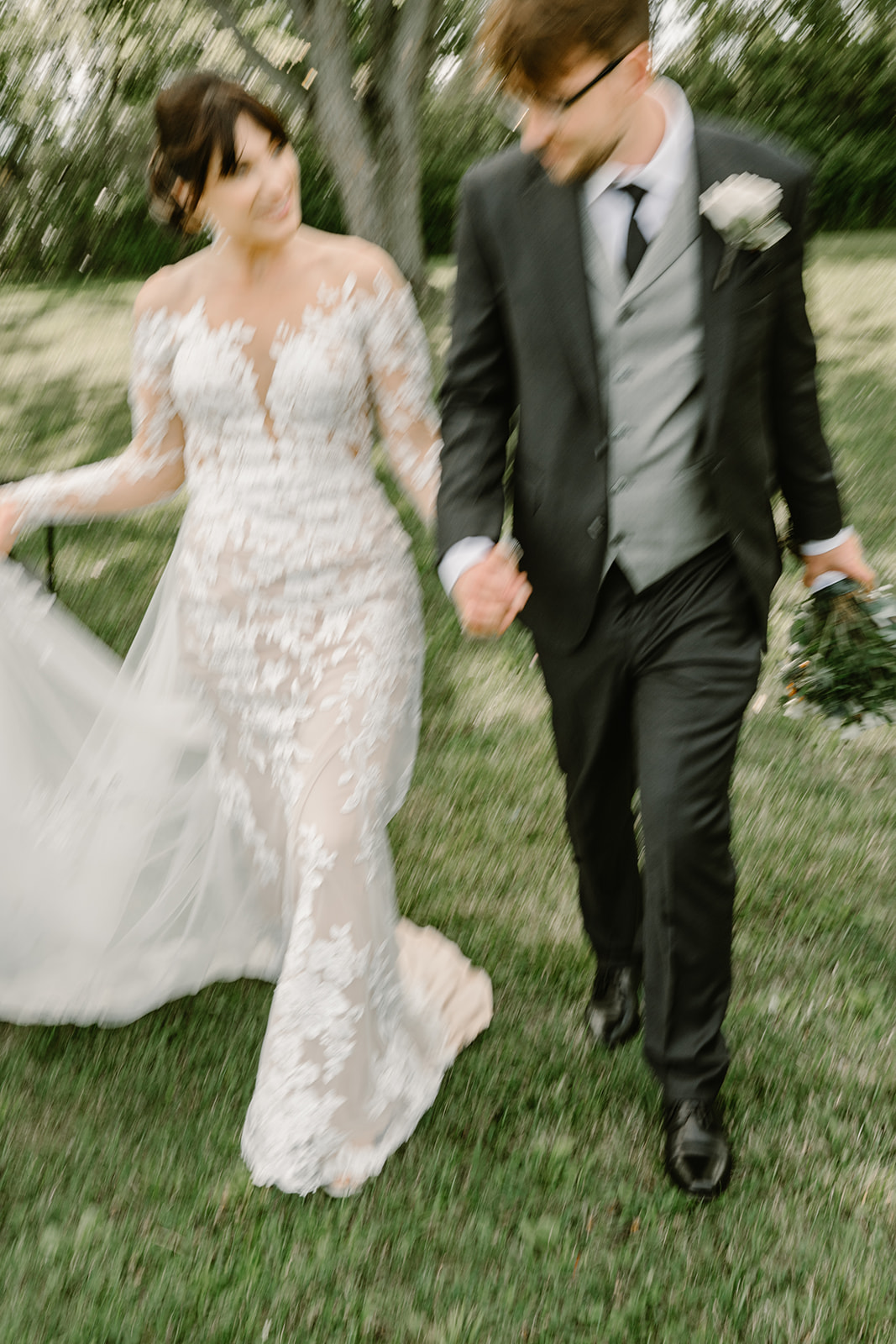 Bride and Groom at Urban Fieldhouse