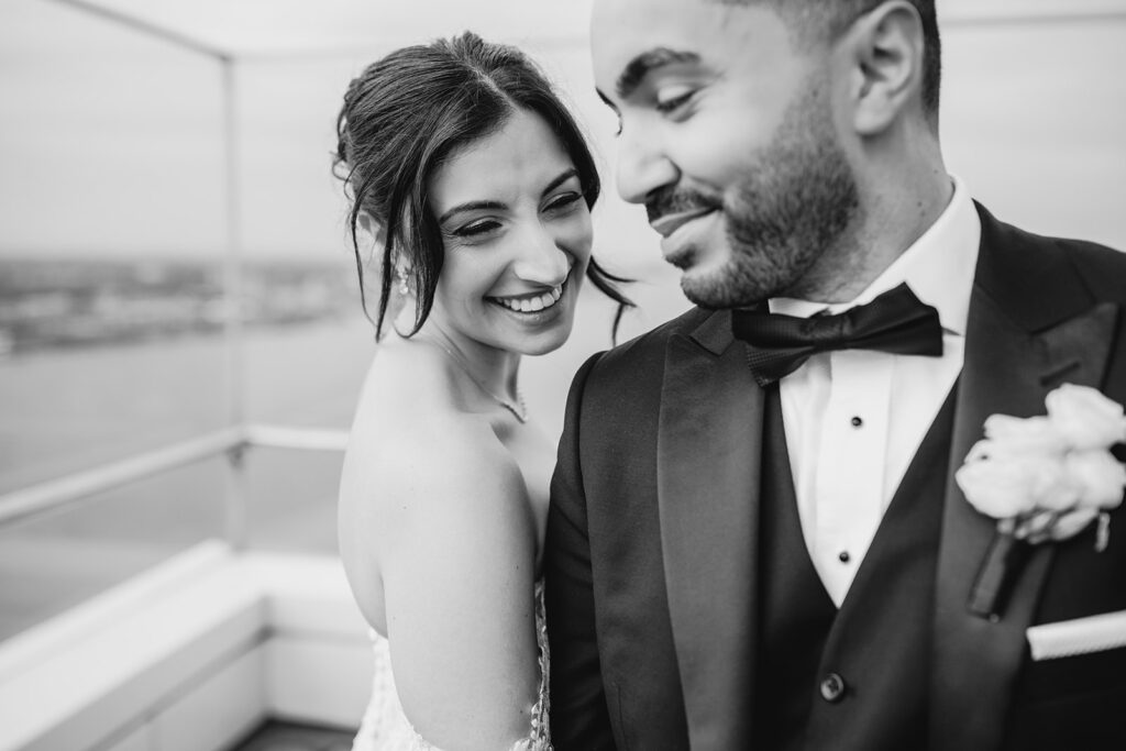 Candid moment with Bride and groom at Augustus 27